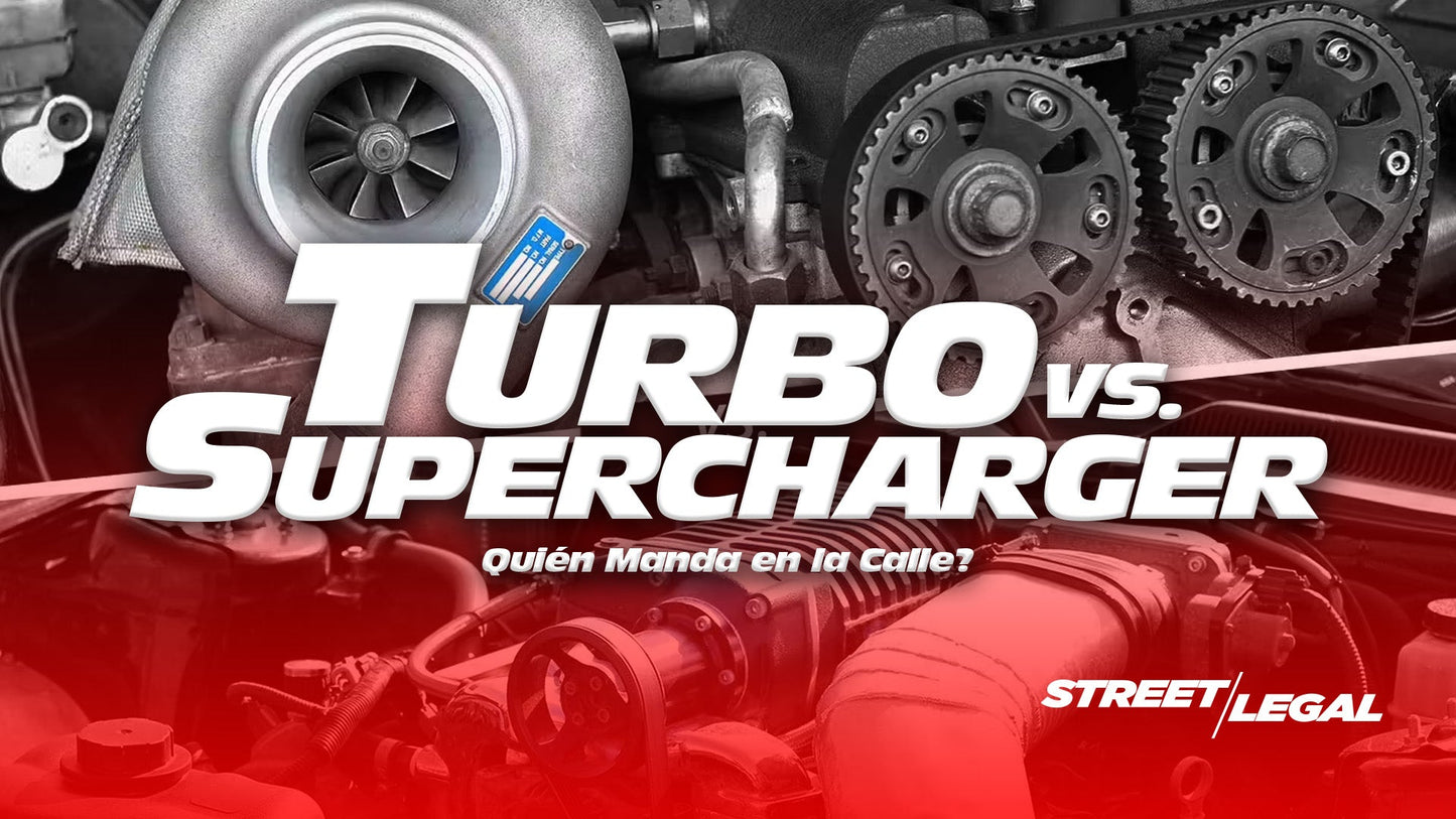 Comparación entre turbo y supercargador animada